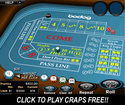 Free craps game to practice with.
